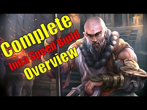 Diablo 3 Season 25 - Inna Monk Complete Speed Build Overview (All Builds, Water + Fire)