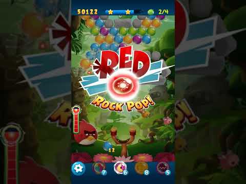 Angry Birds POP Bubble Shooter - Level 77. Gameplay Android walkthrough