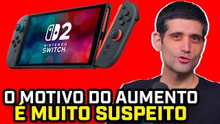 NINTENDO confirma o AUMENTO de PREÇO do SWITCH 2!! #FGN