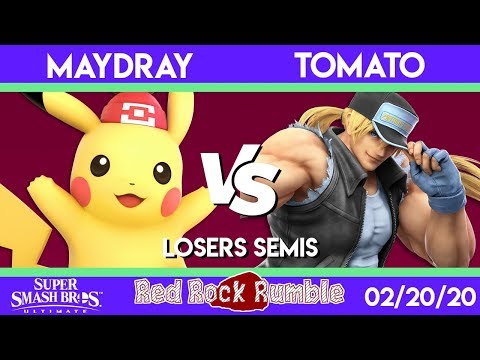 Red Rock Rumble #60 - Maydray (Pikachu) VS. Tomato (Terry) - Losers Semis - Smash Ultimate