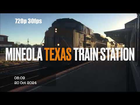 Mineola Texas Train Station October 20, 2024 0809 AM Camera4 720p 30fps