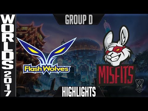 Flash Wolves vs Misfits Highlights S7 World Championship 2017 Group D Day 3 Game 2 - FW vs MF