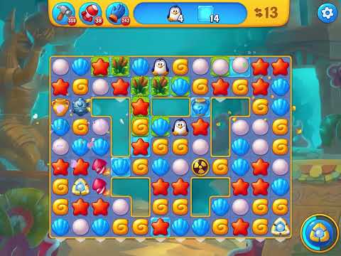 Fishdom level 5743 no boosters フィッシュダム ノーマル [Friend's]