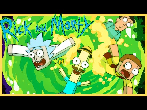 RICK AND MORTY!! | Minecraft Hide n Seek!