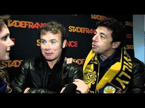 Patrick Bruel et Franck Dubosc: impression de la 1ere mi-temps dans la loge #stadedefrance