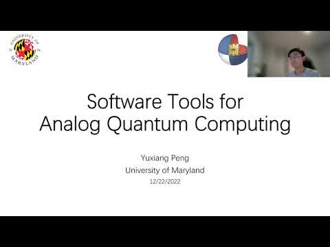 23 | Software Tools for Analog Quantum Computing