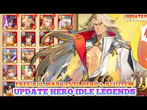 Big Update Hero Idle Legends Server GM - Full GM TooLs , Instant Max Lv Hero & All Item