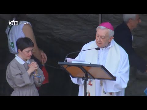Chapelet du 23 juillet 2023 à Lourdes