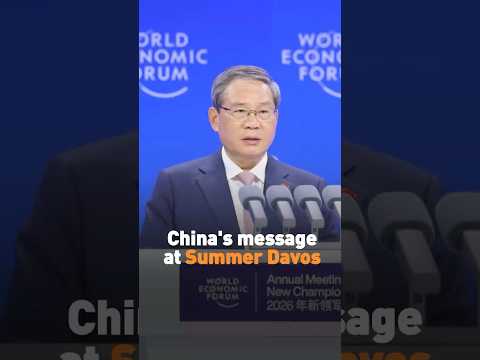 China's message at Summer Davos