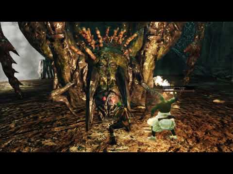 Dark Souls 2 Matando a Aranha gigante Freja