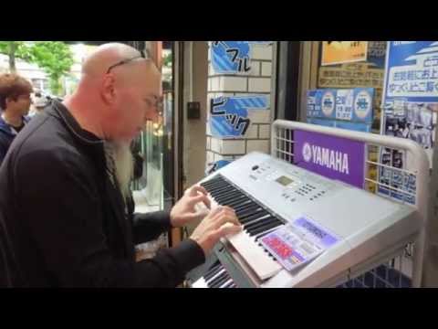 Jordan Rudess visited Music instruments town,Ochanomizu,Tokyo (10/21/2014)