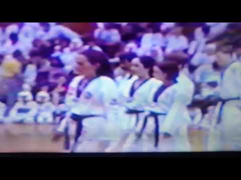 Master Enrique Franceschi competing in the 90's FL TKD