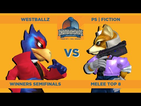 Westballz (Falco) vs. PS Fiction (Fox) - Singles Top 8: Winners Semis | DreamHack Anaheim 2020 SSBM