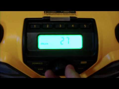 DeWalt DCR015 Radio Test