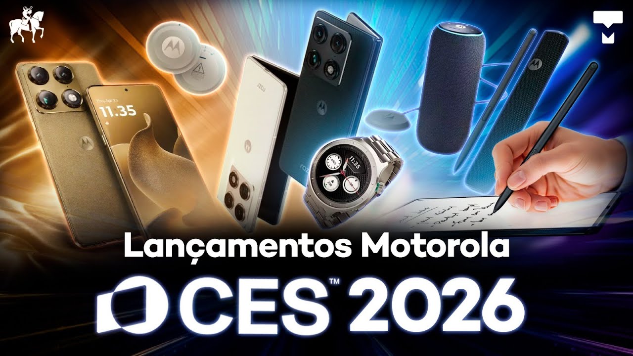 MOTOROLA SIGNATURE e RAZR FOLD: celulares "matadores" de iPhone, S25 Ultra e Z Fold 7?! #ces2026