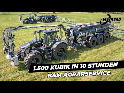 So schafft das Lohnunternehmen B&M Agrarservice 50% mehr in der Gülleausbringung