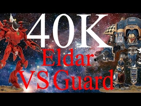 Warhammer 40K Battle Report: Eldar V Astro Militarum