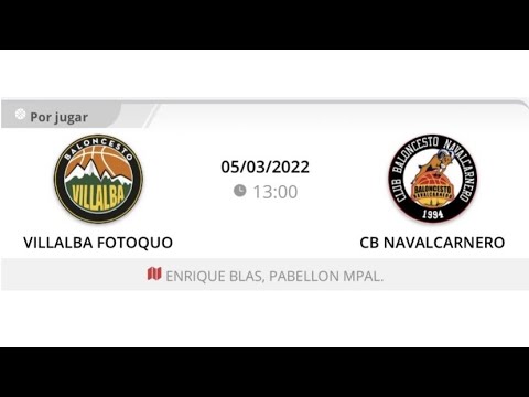 Cadete masc C VILLALBA FOTOQUO - NAVALCARNERO