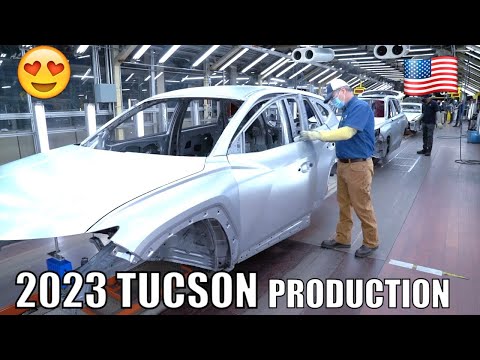 , title : 'Hyundai Tucson 2023 PRODUCTION 🇺🇸 Car Factory'