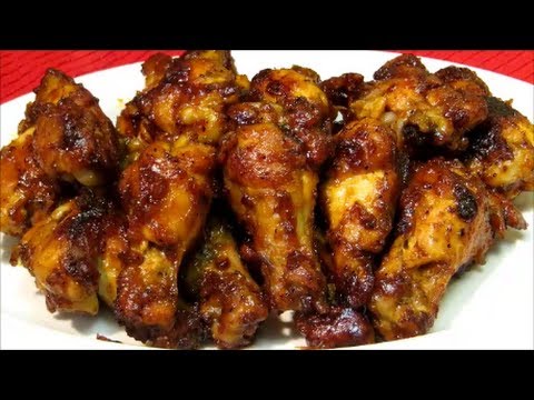 How To Make Honey Bourbon BBQ Chicken Wings - BBQ Chicken Wing Recipe