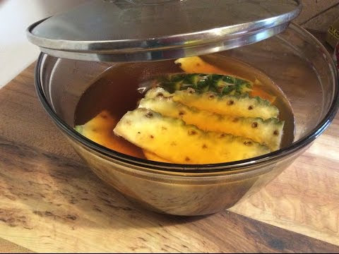 COMO PREPARAR TEPACHE DE PIÑA