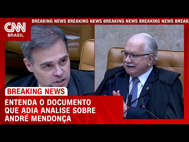 Entenda por que Fachin adia análise sobre André Mendonça | BASTIDORES CNN