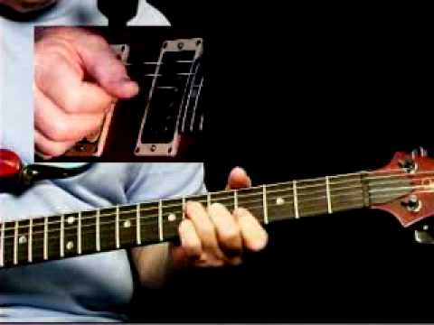 Blues Rock Guitar Lessons - Bugs Henderson - Slow Blues Rhythm 1