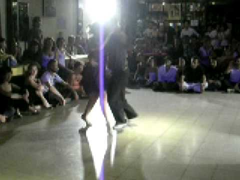  Pablo Rodriguez  is  dancing  to  the  tango  "  Araca La Cana  "