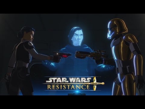 Kylo Ren Threatens Agent Tierny and Commander Pyre | Star Wars Resistance