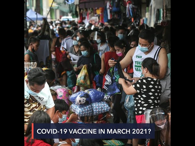 Philippines targets arrival of China vaccine by March 2021