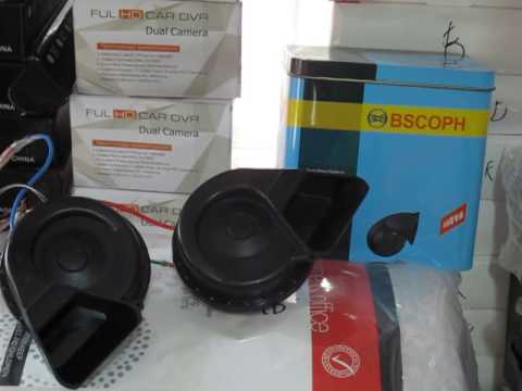 BSCOPH Horn 12V Two Tone Fanfare Horns Bosch Design video sample