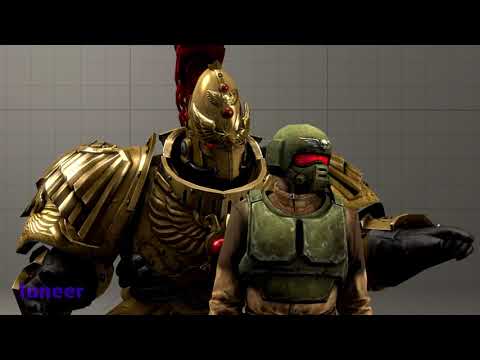 Custodes Dealing with the Thunder Warriors Vs. Eldar Harlequins (WH40K SFM)