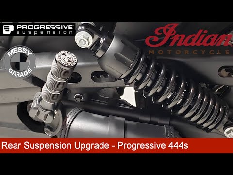 Indian Scout Bobber Rear Suspension Upgrade - Progressive 444