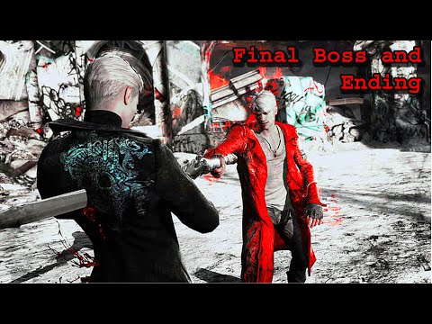 Dante vs. Vergil Final Battle - DmC - Devil May Cry - The End - Final Boss and Ending