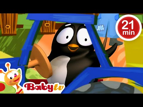 Pim & Pimba the Penguins Playing Games 🐧​🐧​ | Best Full Episodes Collection 🤩​ |  @BabyTV ​