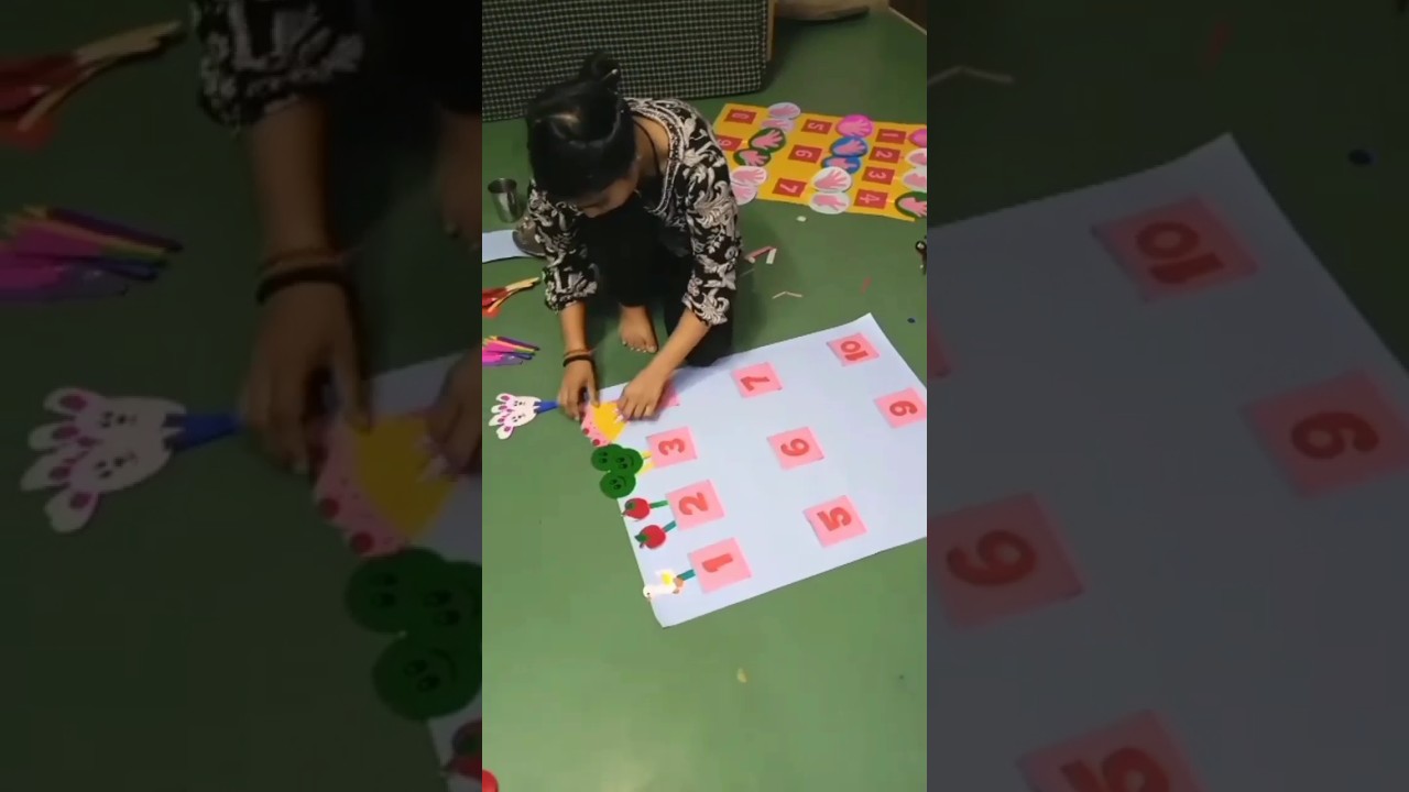 counting number chart for play school #shorts #playschool #shortsfeed