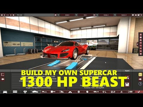 MAKE MY OWN 1391 HP SUPER HYPER CAR - AUTOMATION CAR COMPANY TYCOON