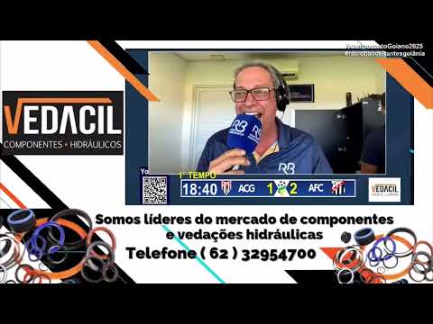 Túlio Isac narrando os gols - Atlético 2 x 2 Anápolis