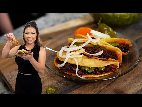 TACOS DE CANASTA,The Best AUTHENTIC MEXICAN STREET “BASKET”TACOS | Chicharrón Prensado y Salsa Verde