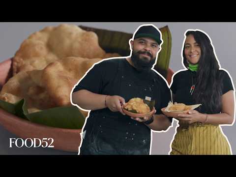 A Sweet and Savory Arepa Swap with César and Stephanie | Recipe Drop | Food52