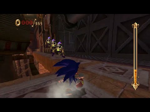 Sonic and the Secret Rings - Invisible Sonic Glitch