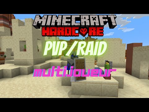 🔴Minecraft in Hardcore Multiplayer Aternos Come many PVP / RAID [LIVE] [FR] [PC]