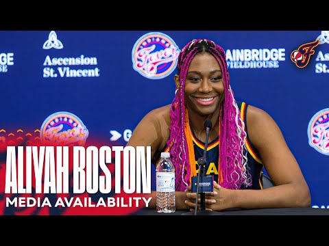 Aliyah Boston Media Availability | Indiana Fever Media Day