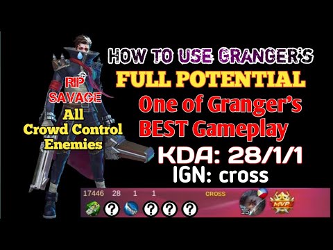 GRANGER  PURE DAMAGE BUILD 2021 | MLBB | KURO CHAN TV
