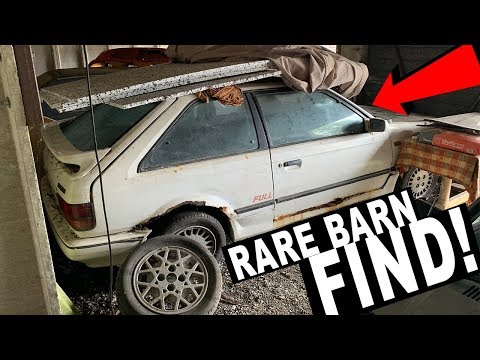 MEGA BARN FIND; Mazda 323 4X4 Turbo *RARE CARS* Part 1