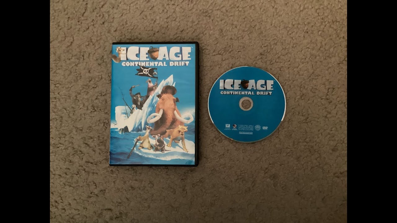 Opening to Ice Age: Continental Drift 2012 DVD (Walmart copy)