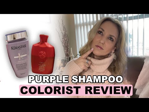 ORIBE BRIGHT BLONDE VS KÉRASTASE BLOND ABSOLUT | PURPLE SHAMPOO FOF BLONDE HAIR | PRODUCT REVIEW