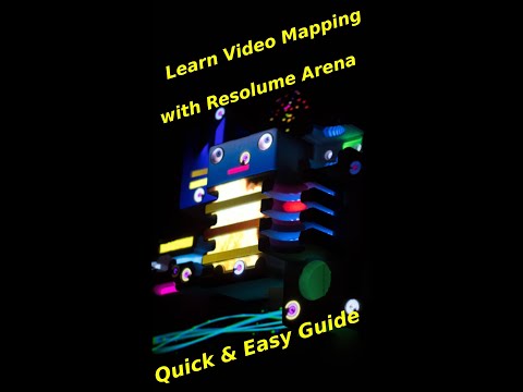 How To Start With Video Projection Mapping Using Resolume Arena - A Quick and Easy Beginners Guide