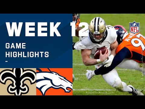 Saints vs. Broncos Week 12 Highlights | NFL 2020
