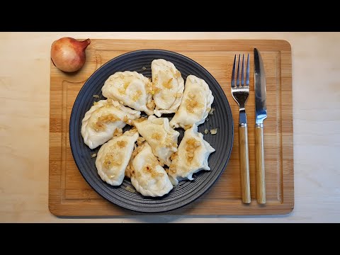 Polish "Pierogi Ruskie" 🥟 Dumplings with cheese and potato 🥟  Cooking with Emet